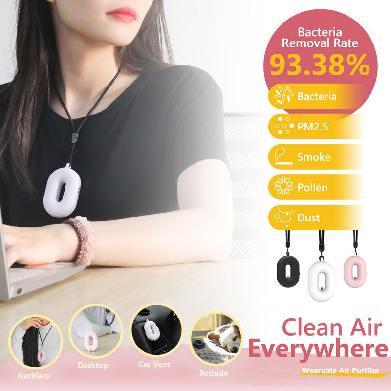 Wearable Air Purifier AT103- Black